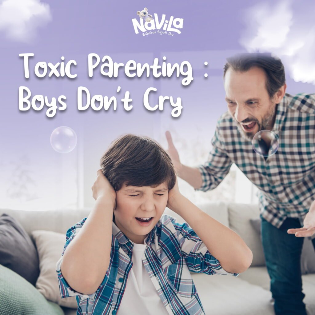 hindari kata ini saat anak laki-laki menangis