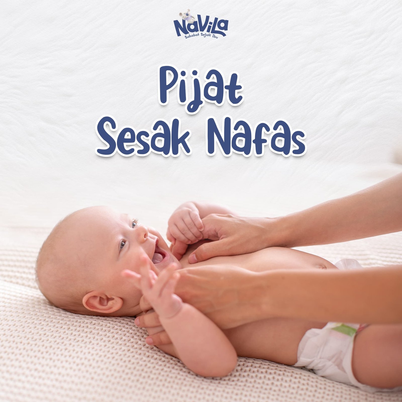 Teknik Pijatan untuk Sesak Nafas pada Bayi