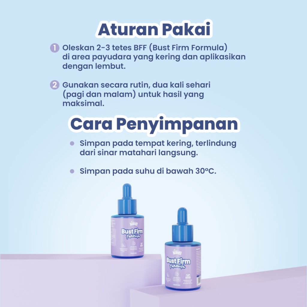 Aturan Pakai & Penyimpanan Breast Serum Navila